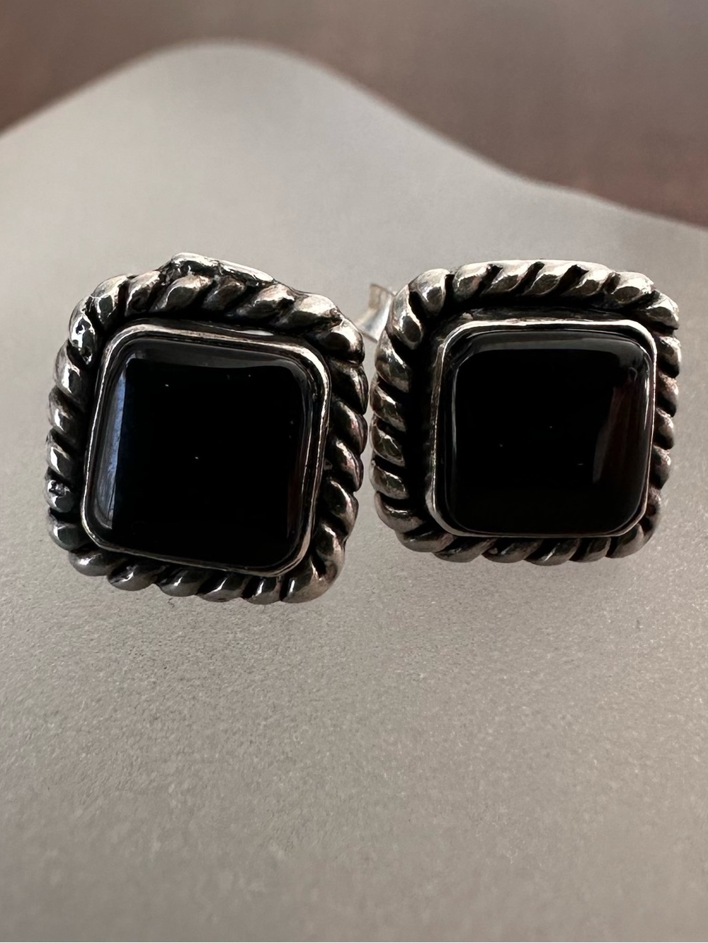 Vintage Quoc Turquoise sterling silver earrings